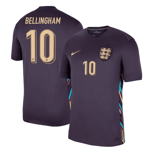 2024 England BELLINGHAM #10 Euro Cup Away Jersey