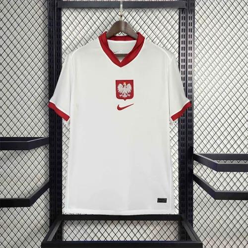 2024 Poland Euro Cup Home Football Jersey