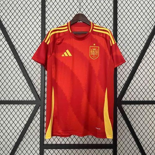 2024 Spain Euro Cup Home Football Jersey
