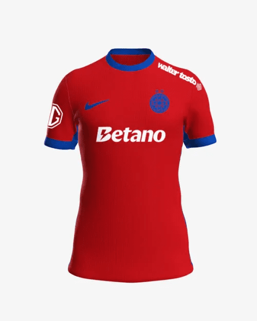 25-26 FCSB Home Soccer Jersey Red