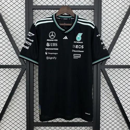 Mercedes AMG Petronas F1 Racing Team Black Driver T-Shirt 2025