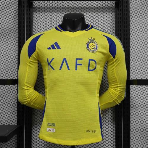 24-25 Al-Nassr Victory Home Player Version Long Sleeve