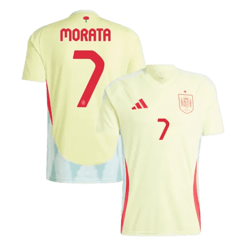 2024 Spain MORATA #7 Euro Cup Away Football Jersey