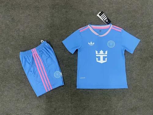 25-26 Inter Miami CF Third Away Soccer Kids Kit Jersey+Shorts