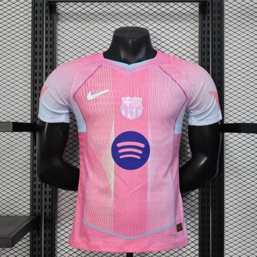 25-26 Barcelona Pink Special Edition Player Version Soccer Jersey