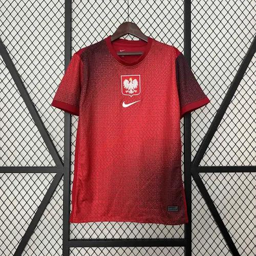 2024 Poland Euro Cup Away Football Jersey