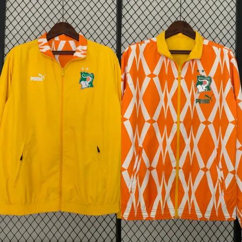 2023/24 Ivory Coast Trench Coat Reversible Windbreaker