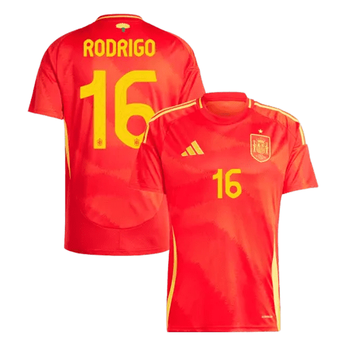 2024 Spain RODRIGO #16 Euro Cup Home Football Jersey