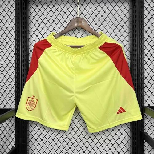2024 Spain Euro Cup Away Soccer Shorts