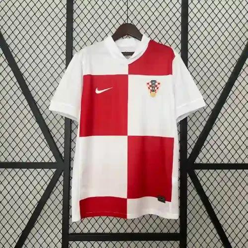 2024 Croatia Euro Cup Home Football Jersey