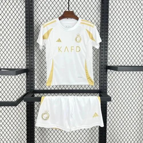 24-25 Al-Nassr Victory Third Away Kids Kit Jersey+Shorts