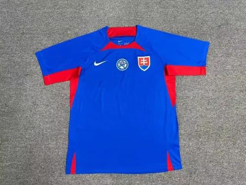 2024 Slovakia Euro Cup Home Football Jersey