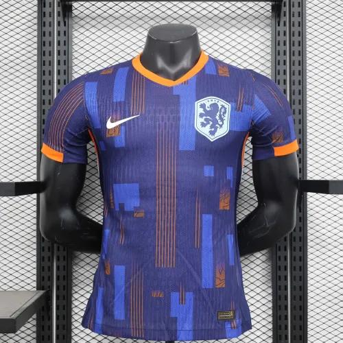 2024 Netherlands Euro Cup Away Jersey Player Version
