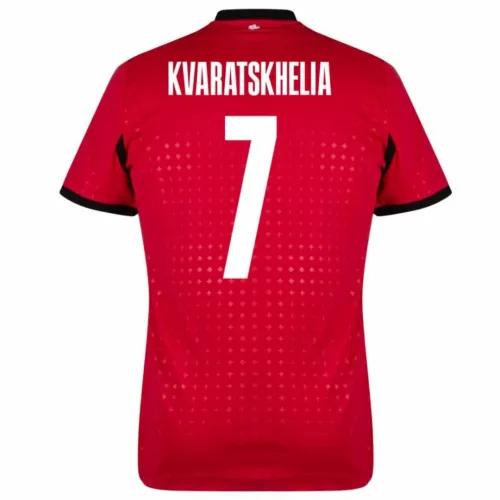 2024 Georgia KVARATSKHELIA #7 Euro Cup Third Away Football Jersey