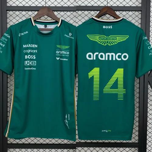 Aston Martin F1 Racing Team Fernando Alonso Driver T-Shirt 2025