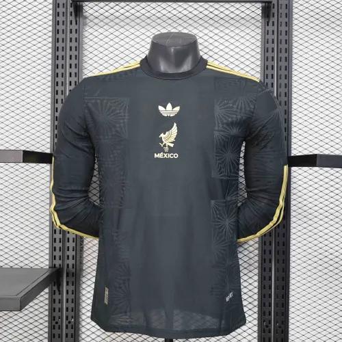 25-26 Mexico black Special Player Version Jersey Long Sleeve