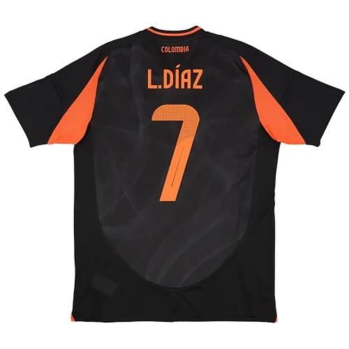 2024 Colombia L.DÍAZ #7 Away Jersey Copa America