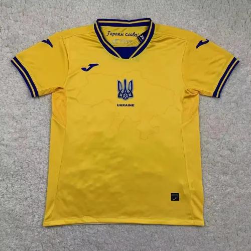 2024 Ukraine Euro Cup Home Football Jersey