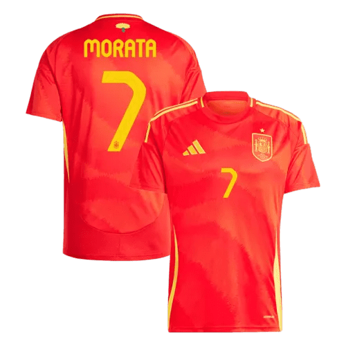 2024 Spain MORATA #7 Euro Cup Home Football Jersey
