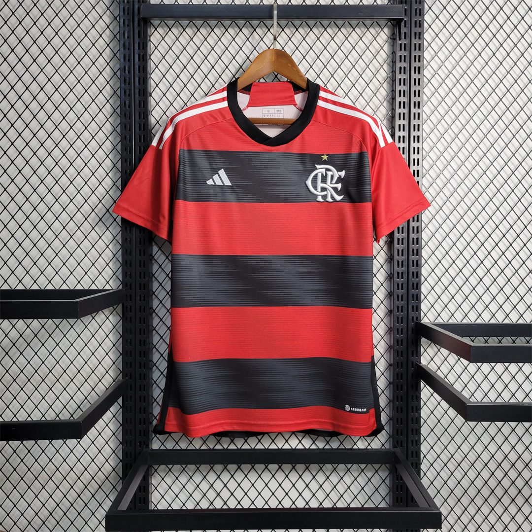 23-24 CR Flamengo Home Jersey Fan Edition