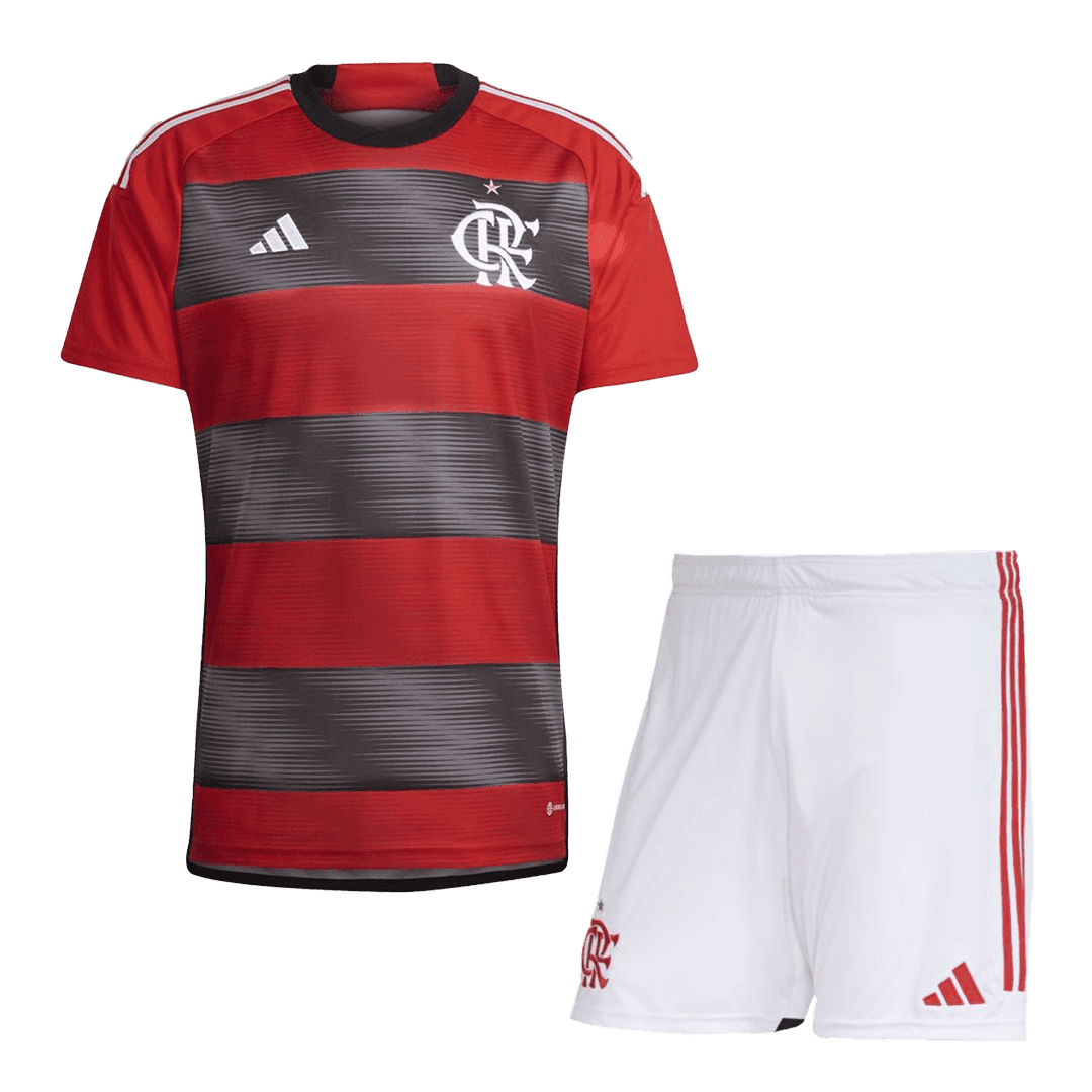 23-24 CR Flamengo Home Kit Jersey+Shorts