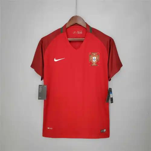 2016 Portugal  Euro Cup Home Retro Jersey