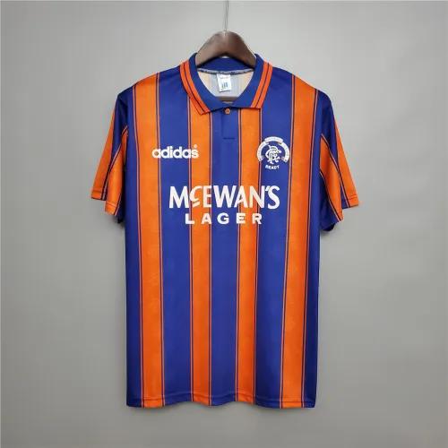 1993-94 Glasgow Rangers Away Soccer Retro Jersey