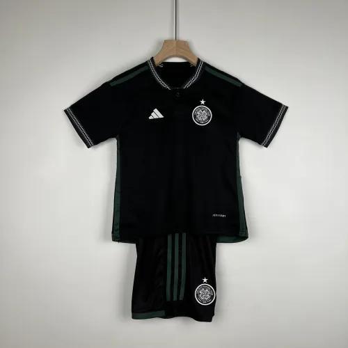 23-24 Celtic Away Soccer  Kids Kit Jersey+Shorts