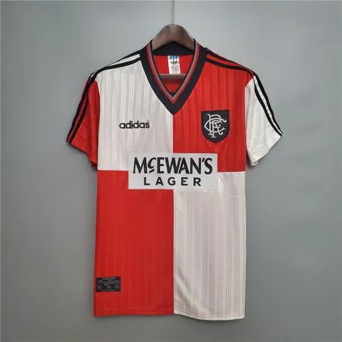 1995-96 Glasgow Rangers Away Soccer Jersey Fan Version