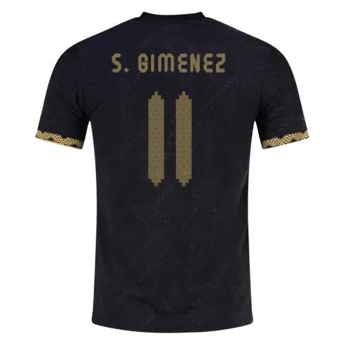S. GIMENEZ #11 Mexico black Special Player Version Jersey Gold Cup 2025