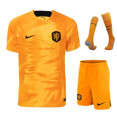 2022 Netherlands  World Cup Home Whole Kit Jersey+Shorts