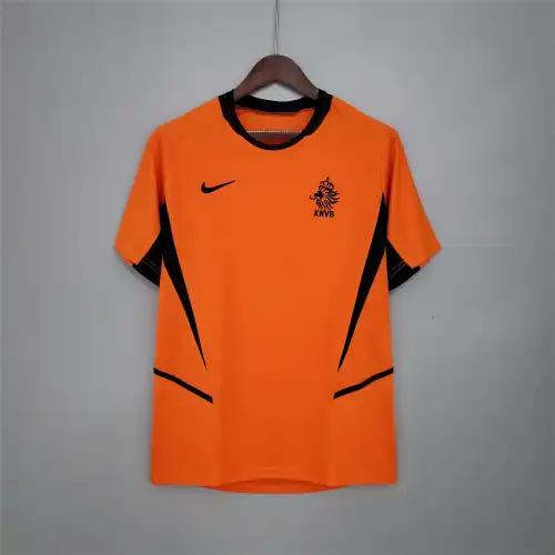 2002 Netherlands  Home Retro Jersey