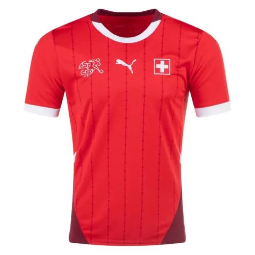 2024 Switzerland Euro Cup Home Football Jersey