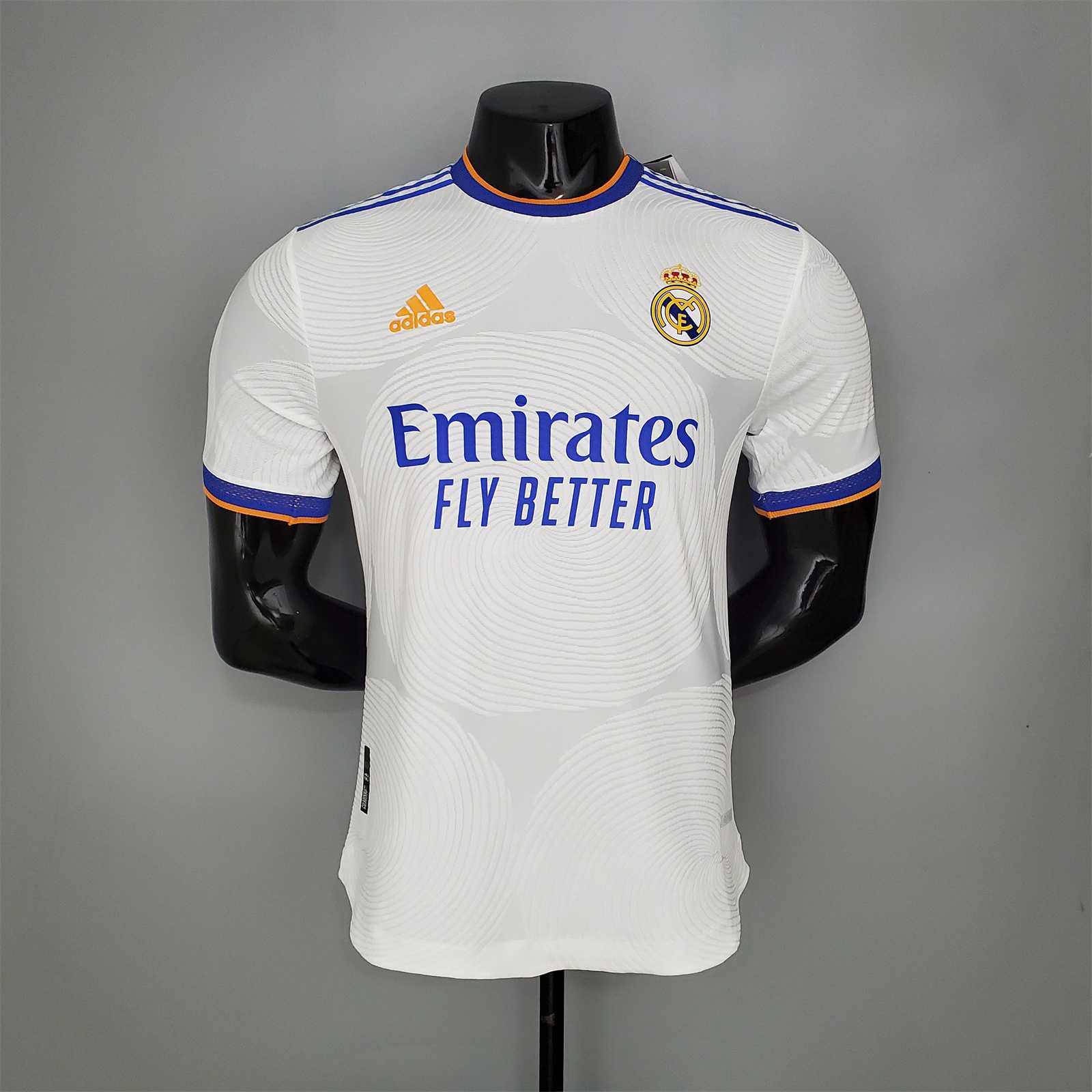21-22 Real Madrid Home Soccer Jersey Player Version