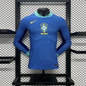 2024 Brazil Copa America Away Football Jersey Long Sleeve Player Version
