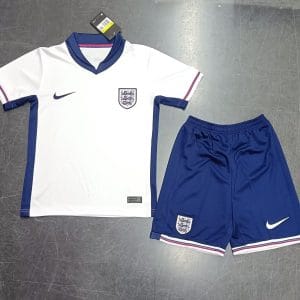 2024 England Euro Cup Home Kids Kit Jersey+Shorts