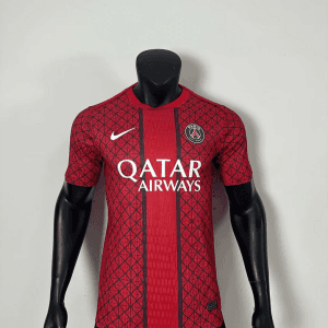 25-26 Paris Saint-Germain Red Training Soccer Jersey Player Version