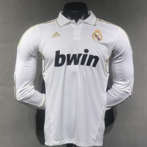 11-12 Real Madrid Home Retro Jersey Player Version Long Sleeve