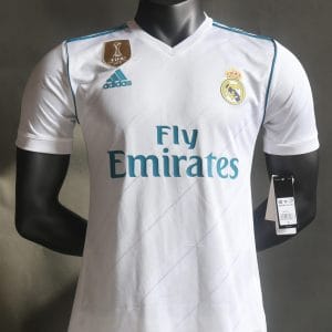 17-18 Real Madrid Home Retro Jersey Player Version