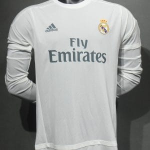 2015-16 Real Madrid Home Retro Jersey Player Version Long Sleeve