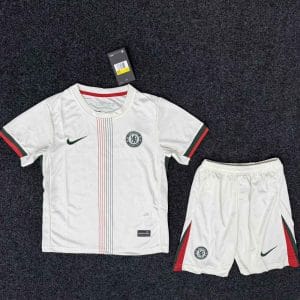 25-26 Chelsea Away Soccer Kids Kit Jersey+Shorts