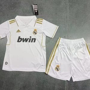 2011/12 Real Madrid Home Retro Kids Kit Jersey+Shorts