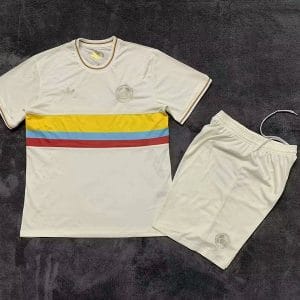 2024 Colombia 100th White Anniversary Kids Kit Jersey+Shorts
