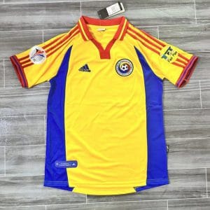 2000 Romania Home Football Retro Jersey