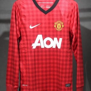 12-13 Manchester United Home Retro Jersey Player Edtion Long Sleeve