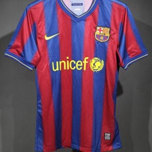 09-10 Barcelona Home Retro Jersey Player Edition