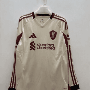 25-26 Liverpool Away Football Jersey Long Sleeve