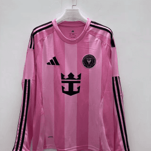 25-26 Inter Miami CF Pink Soccer Jersey Long Sleeve