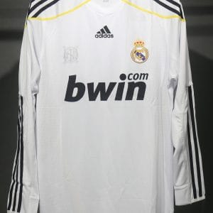 2009/10 Real Madrid Home Retro Jersey Player Edition Long Sleeve