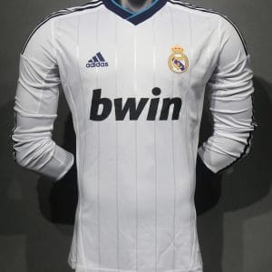 2012/13 Real Madrid Home Retro Jersey Player Version Long Sleeve